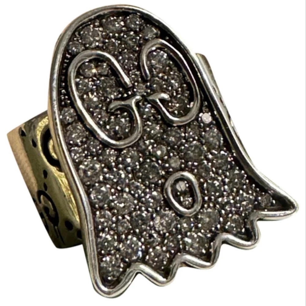 Rare Gucci Ghost Diamond Ring - image 2